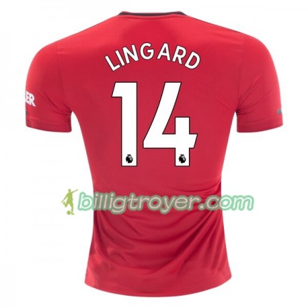 Billige Fotballdrakter Manchester United Jesse Lingard 14 Hjemmedraktsett 2019/20 Kortermet